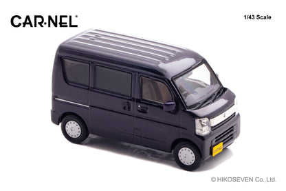 [ Back-order ] CAR-NEL CN432105 1:43 Suzuki Every JOIN Turbo DA17V 2021 Moonlight Violet Pearl Metallic model car