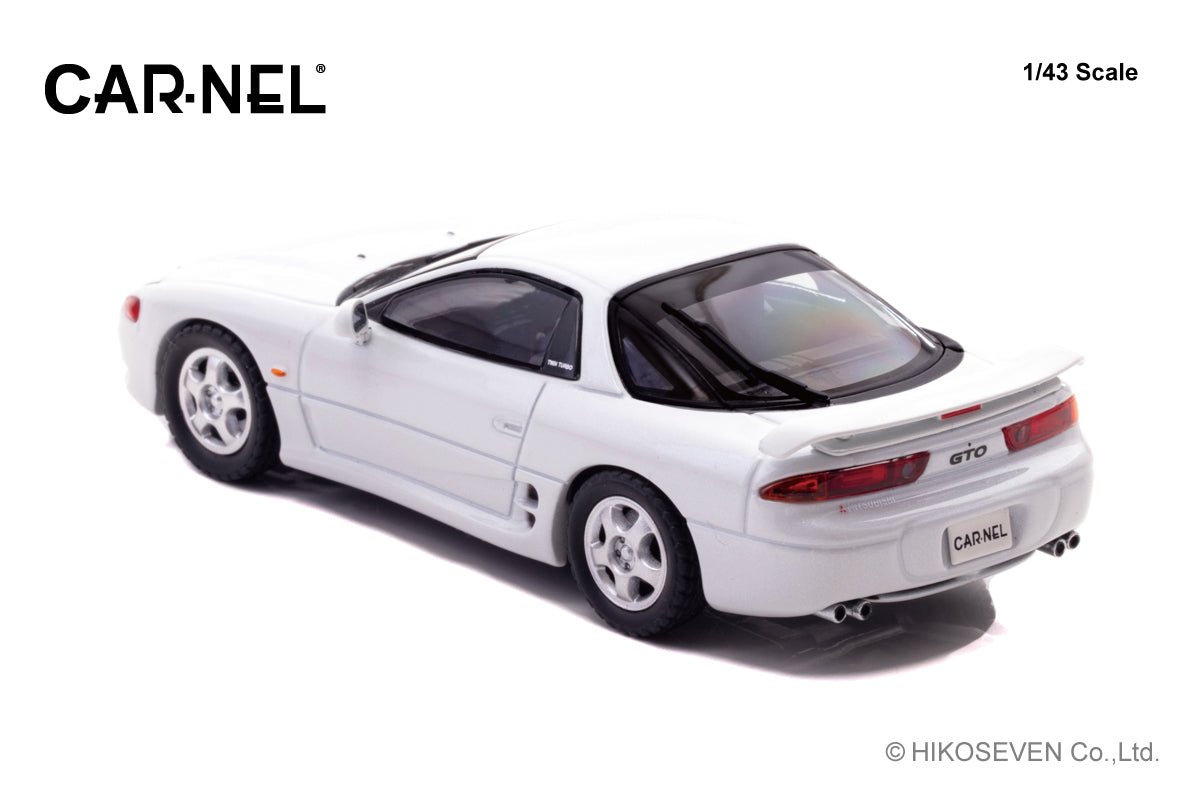 [ Back-order ] CAR-NEL CN439303 1:43 Mitsubishi GTO Twin Turbo Z16A 1993 Galaxy White model car