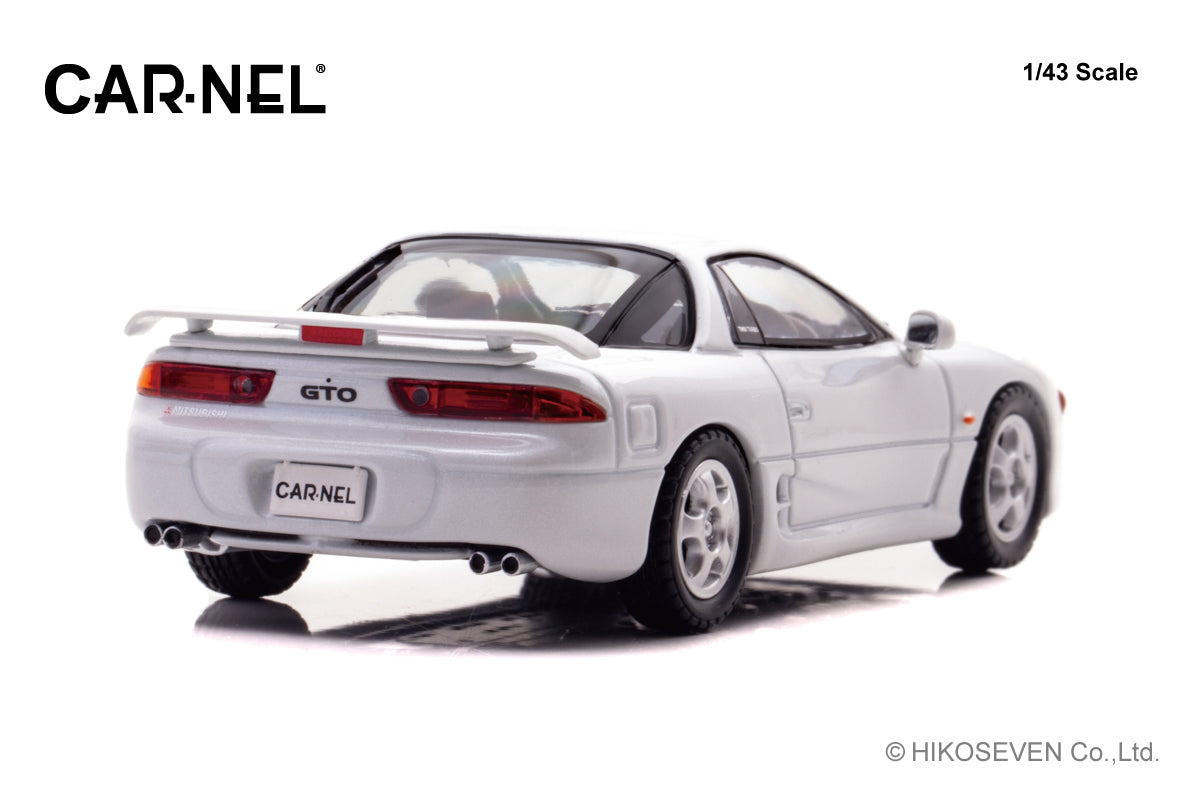 [ Back-order ] CAR-NEL CN439303 1:43 Mitsubishi GTO Twin Turbo Z16A 1993 Galaxy White model car