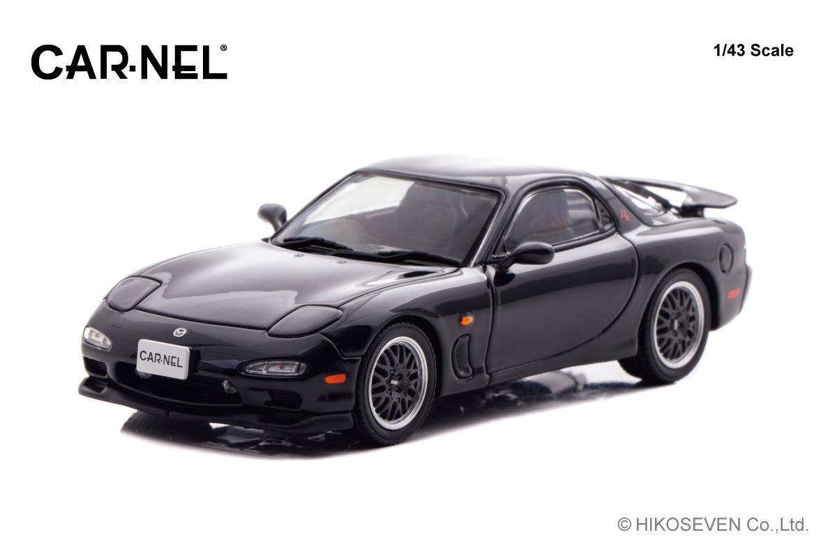 [ Back-order ] CAR-NEL CN439813 1:43 Mazda RX-7 Type RZ FD3S 1998 Brilliant Black model car