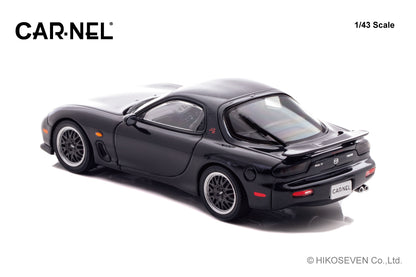 [ Back-order ] CAR-NEL CN439813 1:43 Mazda RX-7 Type RZ FD3S 1998 Brilliant Black model car