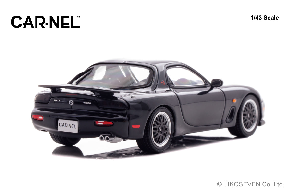 [ Back-order ] CAR-NEL CN439813 1:43 Mazda RX-7 Type RZ FD3S 1998 Brilliant Black model car