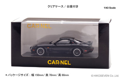 [ Back-order ] CAR-NEL CN439813 1:43 Mazda RX-7 Type RZ FD3S 1998 Brilliant Black model car
