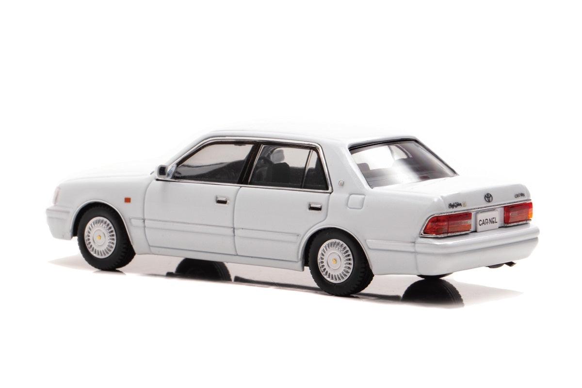 [ Back-order ] CAR-NEL CN439901 1:43 Toyota Crown Royal Saloon G (JZS155) 1999 Crystal White Pearl Shine