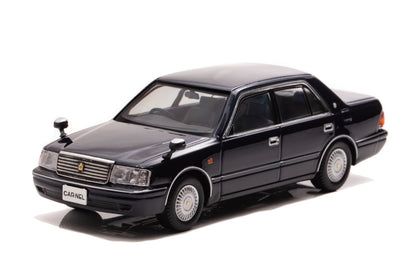 [ Back-order ] CAR-NEL CN439902 1:43 Toyota Crown Royal Saloon G (JZS155) 1999 Dark Blue Mica