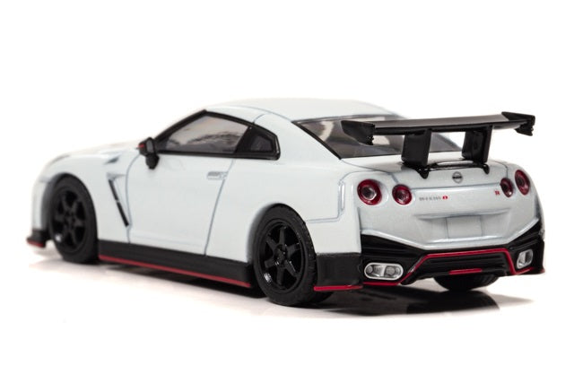 [ Back-order ] CAR-NEL CN640017 1:64 Nissan GT-R NISMO N Attack Package (R35) 2015 Pearl White