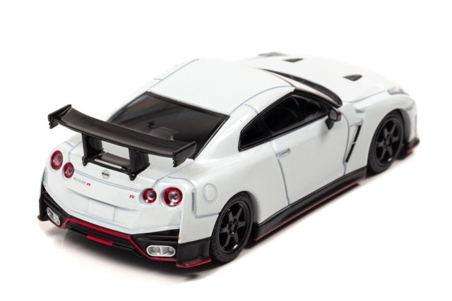 [ Back-order ] CAR-NEL CN640017 1:64 Nissan GT-R NISMO N Attack Package (R35) 2015 Pearl White