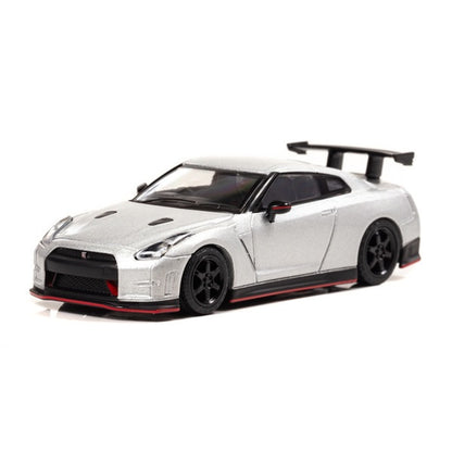 [ Back-order ] CAR-NEL CN640018 1:64 Nissan GT-R NISMO N Attack Package (R35) 2015 Silver