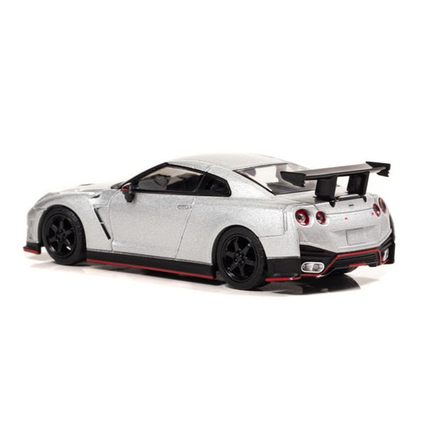 [ Back-order ] CAR-NEL CN640018 1:64 Nissan GT-R NISMO N Attack Package (R35) 2015 Silver