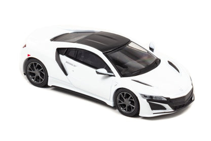 [ Back-order ] CAR-NEL CN640022 1:64 Honda NSX (NC1) 2019 130R White