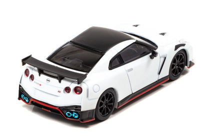 [ Back-order ] CAR-NEL CN640027 1:64 Nissan GT-R NISMO (R35) 2020 Brilliant White Pearl