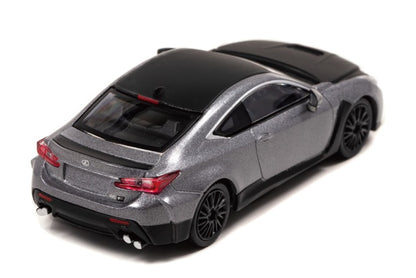 [ Back-order ] CAR-NEL CN640031 1:64 Lexus RC F "F 10th Anniversary" 2018 Matt Mercury Gray Mica