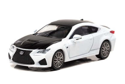 [ Back-order ] CAR-NEL CN640032 1:64 Lexus RC F "Carbon Exterior Package" 2018 White Nova Glass Flake