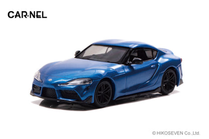 [ Back-order ] CAR-NEL CN640037 1:64 Toyota Supra RZ Horizon Blue Edition 2020 Horizon Blue model car