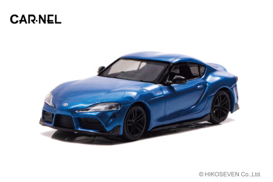 [ Back-order ] CAR-NEL CN640037 1:64 Toyota Supra RZ Horizon Blue Edition 2020 Horizon Blue model car