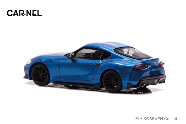 [ Back-order ] CAR-NEL CN640037 1:64 Toyota Supra RZ Horizon Blue Edition 2020 Horizon Blue model car