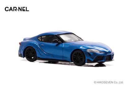 [ Back-order ] CAR-NEL CN640037 1:64 Toyota Supra RZ Horizon Blue Edition 2020 Horizon Blue model car