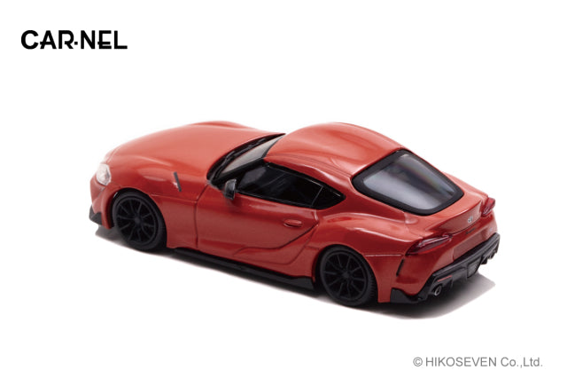 [ Back-order ] CAR-NEL CN640039 1:64 Toyota Supra RZ Plasma Orange 100 Edition 2023 model car