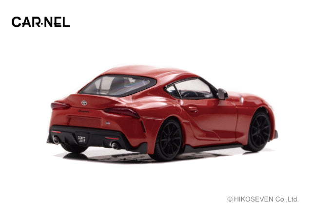[ Back-order ] CAR-NEL CN640039 1:64 Toyota Supra RZ Plasma Orange 100 Edition 2023 model car