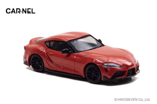 [ Back-order ] CAR-NEL CN640039 1:64 Toyota Supra RZ Plasma Orange 100 Edition 2023 model car