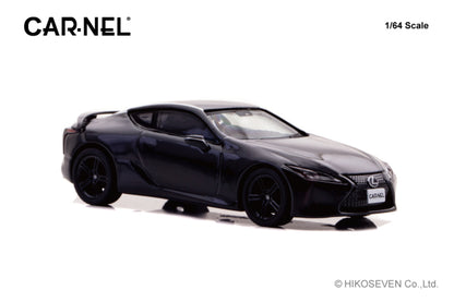 [ Back-order ] CAR-NEL CN640044 1:64 Lexus LC500 AVIATION 2021 Black model car