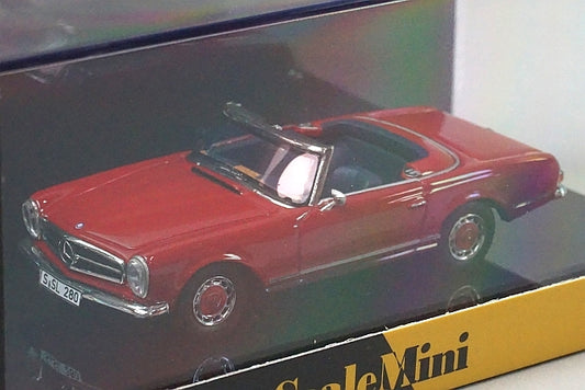 Scale Mini 1:64 Mercedes SL280 Red