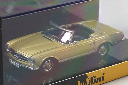 Scale Mini 1:64 Mercedes SL280 Gold