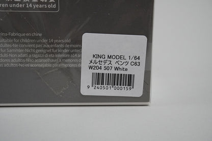 KING MODEL 1:64 Mercedes Benz C63 W204 507 White