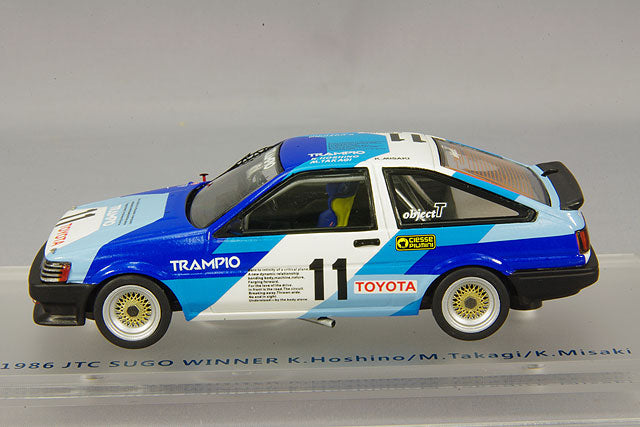 [ Back-order ] ENIF ENIF0011 1:43 Toyota Corolla Levin 1986 JTC SUGO Winner TRAMPIO