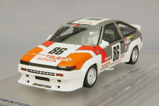 [ Back-order ] ENIF ENIF0031 1:43 Toyota Sprinter Trueno N2 1985 Corolla / Sprinter Grand Cup #86 Asano Motors Treno