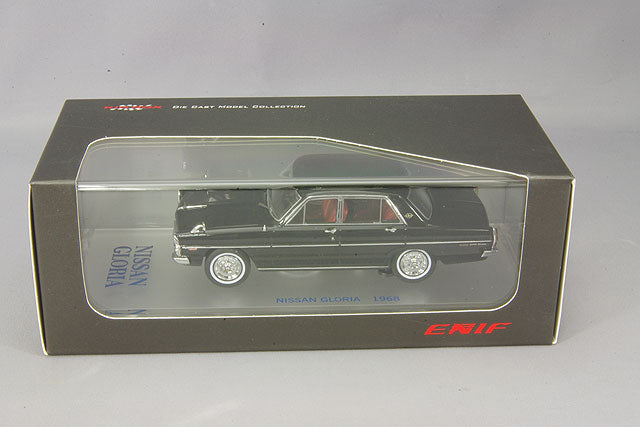 [ Back-order ] ENIF ENIF0034 1:43 Nissan Gloria (PA30) Super DX 1968 Black