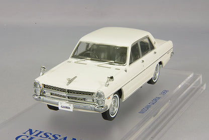 [ Back-order ] ENIF ENIF0035 1:43 Nissan Gloria (PA30) Super DX 1968 Gloria White