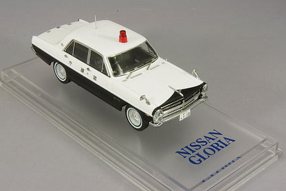 [ Back-order ] ENIF ENIF0038 1:43 Nissan Gloria (PA30) Patrol Car 1968 Metropolitan Police Department