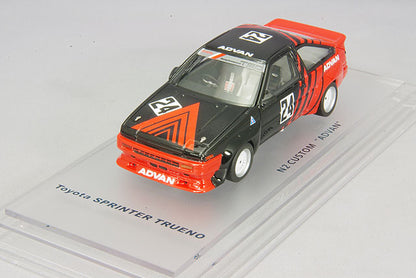 [ Back-order ] ENIF ENIF0040 1:43 Toyota Sprinter Trueno N2 Spec. 1986 Custom "ADVAN" #24