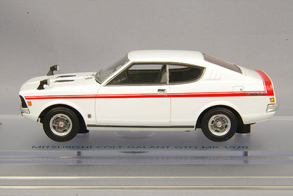 [ Back-order ] ENIF ENIF0045 1:43 Mitsubishi Colt Galant GTO MR 1970 Rocky White