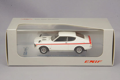 [ Back-order ] ENIF ENIF0045 1:43 Mitsubishi Colt Galant GTO MR 1970 Rocky White