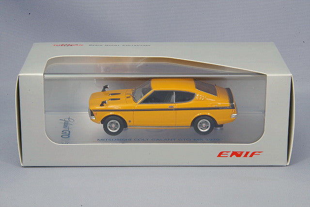 [ Back-order ] ENIF ENIF0046 1:43 Mitsubishi Colt Galant GTO MR 1970 Kenya Orange