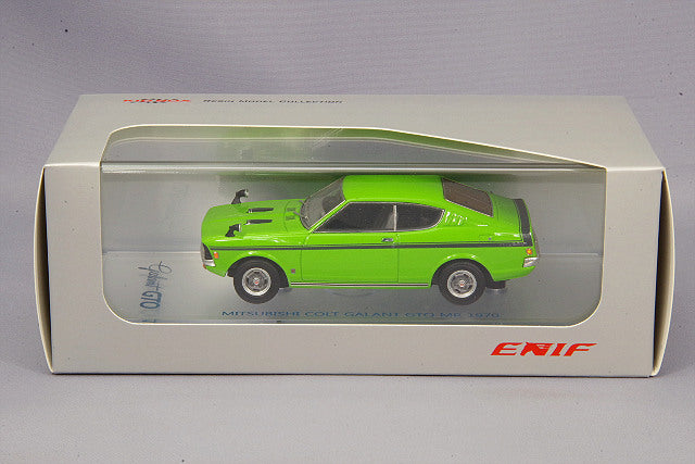 [ Back-order ] ENIF ENIF0047 1:43 Mitsubishi Colt Galant GTO MR 1970 Tokyo Motor Show Light Green