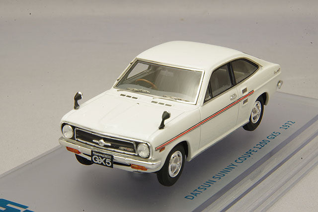 [ Back-order ] ENIF ENIF0048 1:43 Nissan Sunny 1200 GX5 Coupe 1972 White