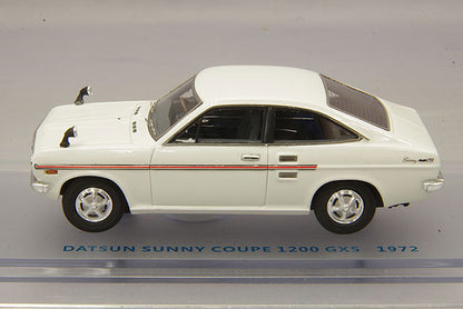 [ Back-order ] ENIF ENIF0048 1:43 Nissan Sunny 1200 GX5 Coupe 1972 White