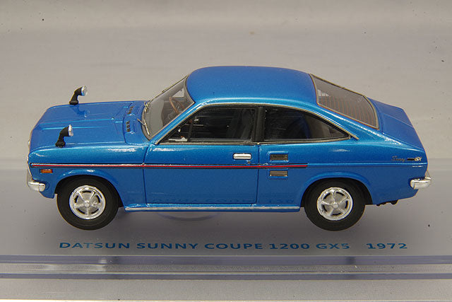 [ Back-order ] ENIF ENIF0049 1:43 Nissan Sunny 1200 GX5 Coupe 1972 Blue Metallic