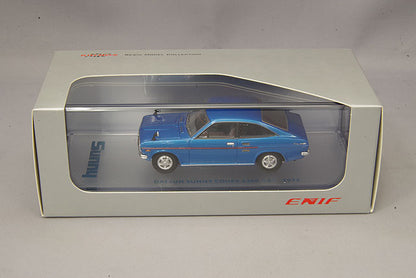 [ Back-order ] ENIF ENIF0049 1:43 Nissan Sunny 1200 GX5 Coupe 1972 Blue Metallic