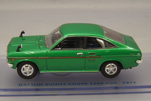 [ Back-order ] ENIF ENIF0050 1:43 Nissan Sunny 1200 GX5 Coupe 1972 Green Metallic