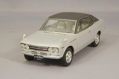 [ Back-order ] ENIF ENIF0052 1:43 Nissan Laurel 2000GX 2door Hardtop 1970 Grand Silver Leather Top