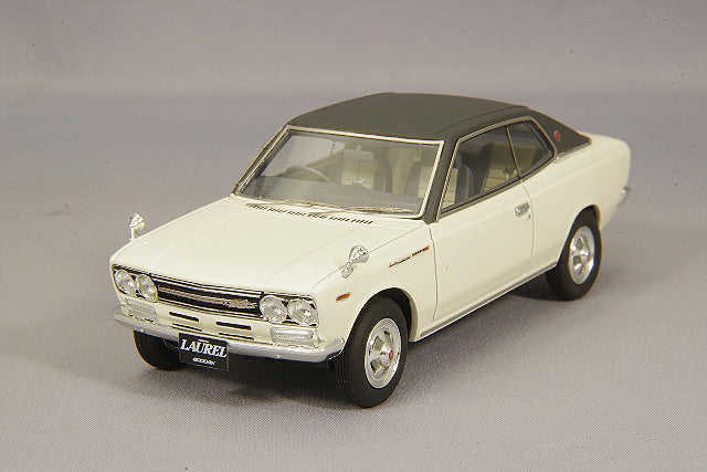 [ Back-order ] ENIF ENIF0053 1:43 Nissan Laurel 2000GX 2door hardtop 1970 Irvine White leather top