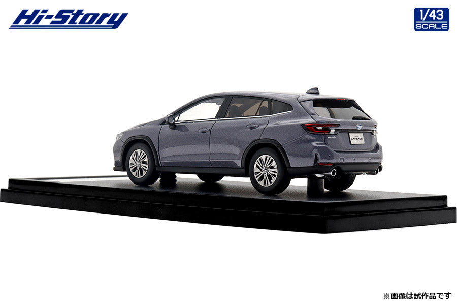 [ Back-order ] Hi-Story HS502AG 1:43 SUBARU LEVORG LAYBACK Limited EX 2024 Asteroid Gray Pearl resin model car
