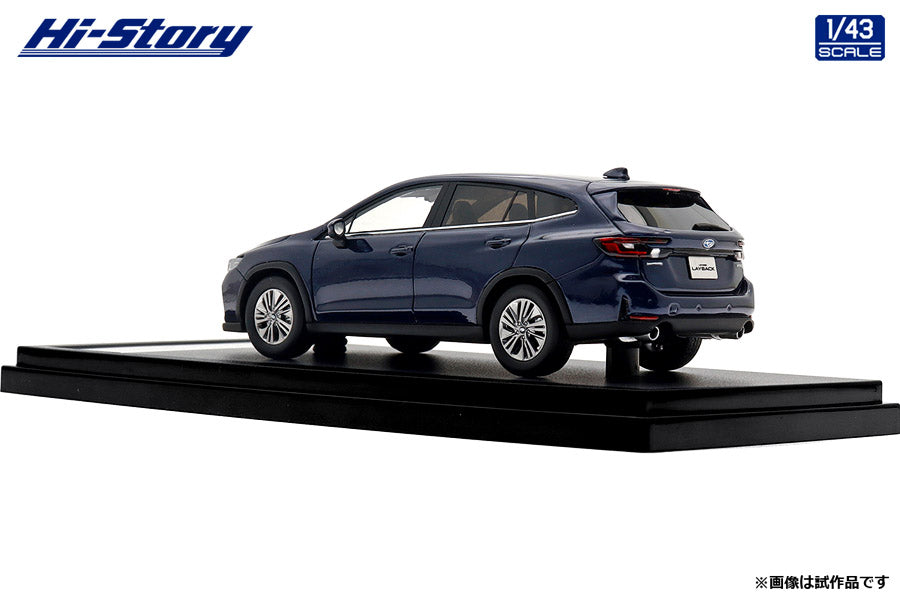 [ Back-order ] Hi-Story HS502BL 1:43 SUBARU LEVORG LAYBACK Limited EX 2024 Sapphire Blue Pearl resin model car