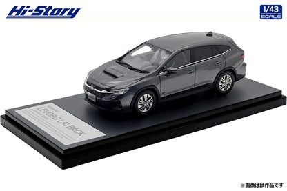 [ Back-order ] Hi-Story HS502GY 1:43 SUBARU LEVORG LAYBACK Limited EX 2024 Magnetite Gray Metallic resin model car