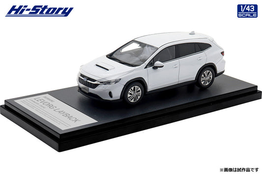 [ Back-order ] Hi-Story HS502WH 1:43 SUBARU LEVORG LAYBACK Limited EX 2024 Ceramic White resin model car