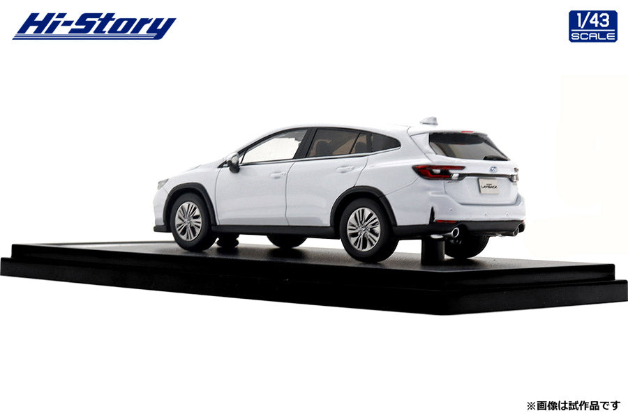 [ Back-order ] Hi-Story HS502WH 1:43 SUBARU LEVORG LAYBACK Limited EX 2024 Ceramic White resin model car